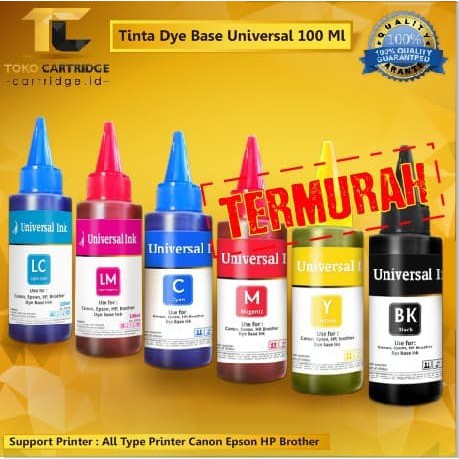 Tinta universal 100ml support printer HP 115 315 415 416 GT5810 GT5820