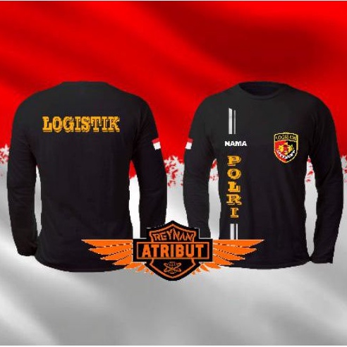 Kaos lengan panjang POLRI LOGISTIK