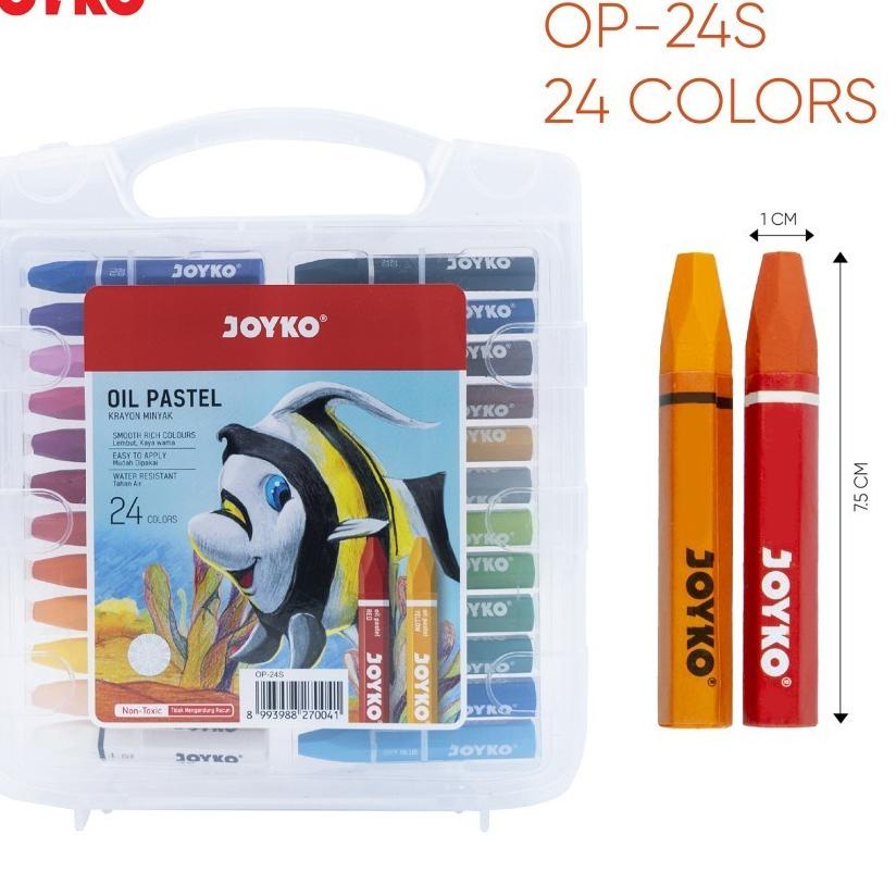 

향 GROSIR Crayon JOYKO 24 Warna/Krayon JOYKO 24Warna/Oil Pastels JOYKO Trendy