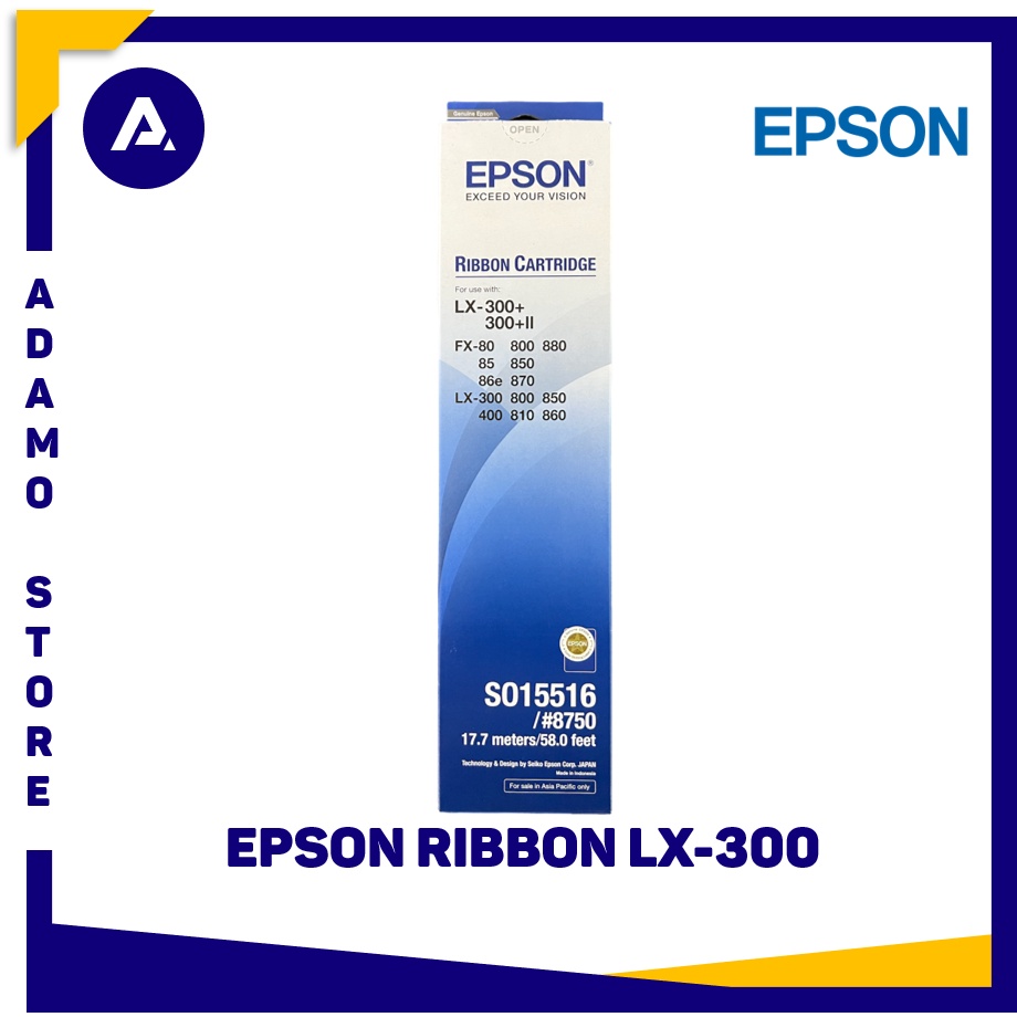 Epson Ribbon Cartridge Pita Tinta LX300 LX-300 Original (#8750)