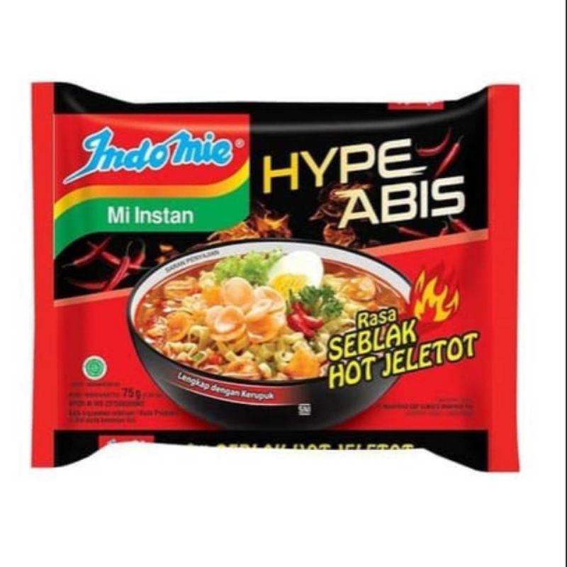 

Indomie Hype Abis seblak jeletot