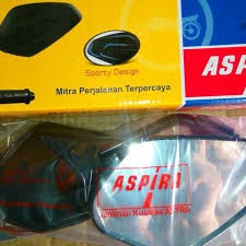 spion honda besar kaca cembung tangkai pendek set aspira