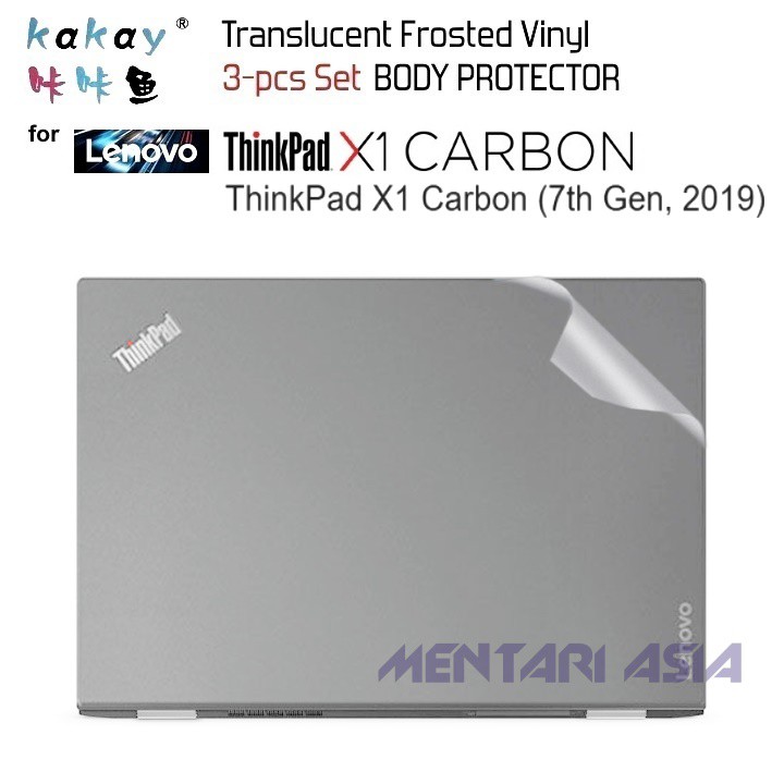Body Protector THINKPAD X1 CARBON Gen-7 2019 - KAKAY MATTE Translucent