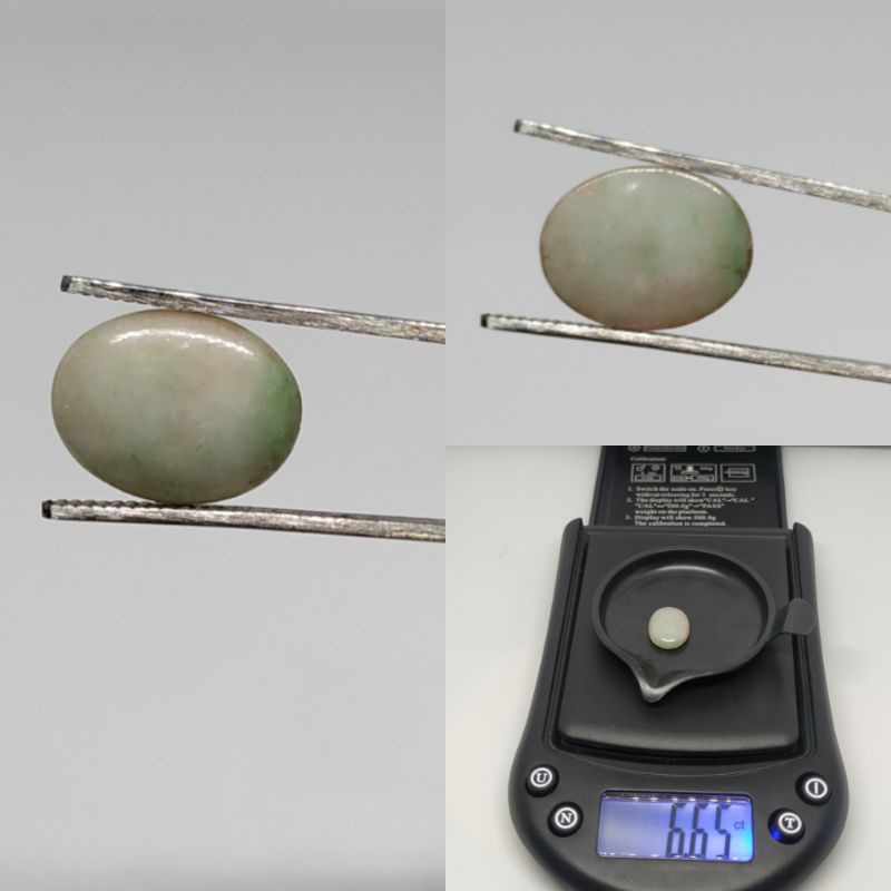6.65ct Natural Jadeite Jade atau Giok Burma type A.B