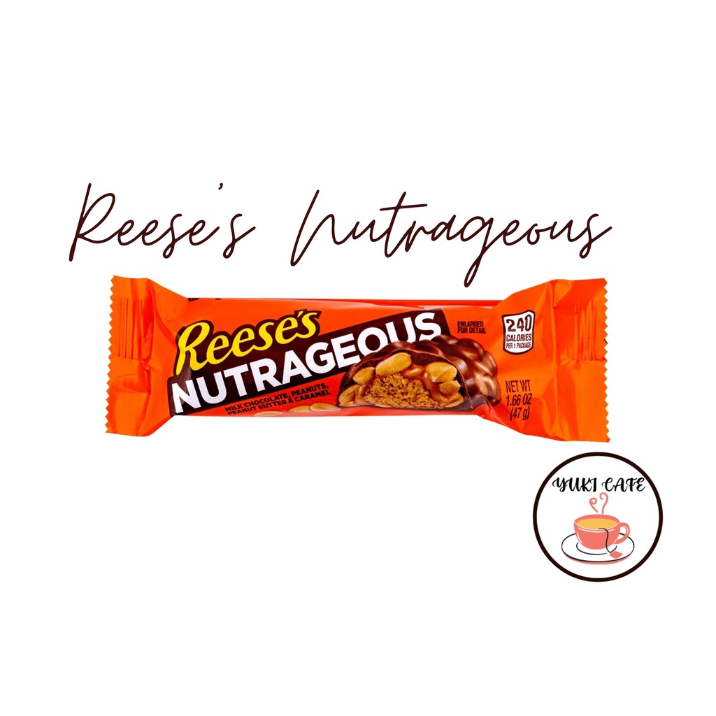 

COKELAT - REESE'S NUTRAGEOUS MILK CHOCOLATE PEANUT BUTTER AND CARAMEL