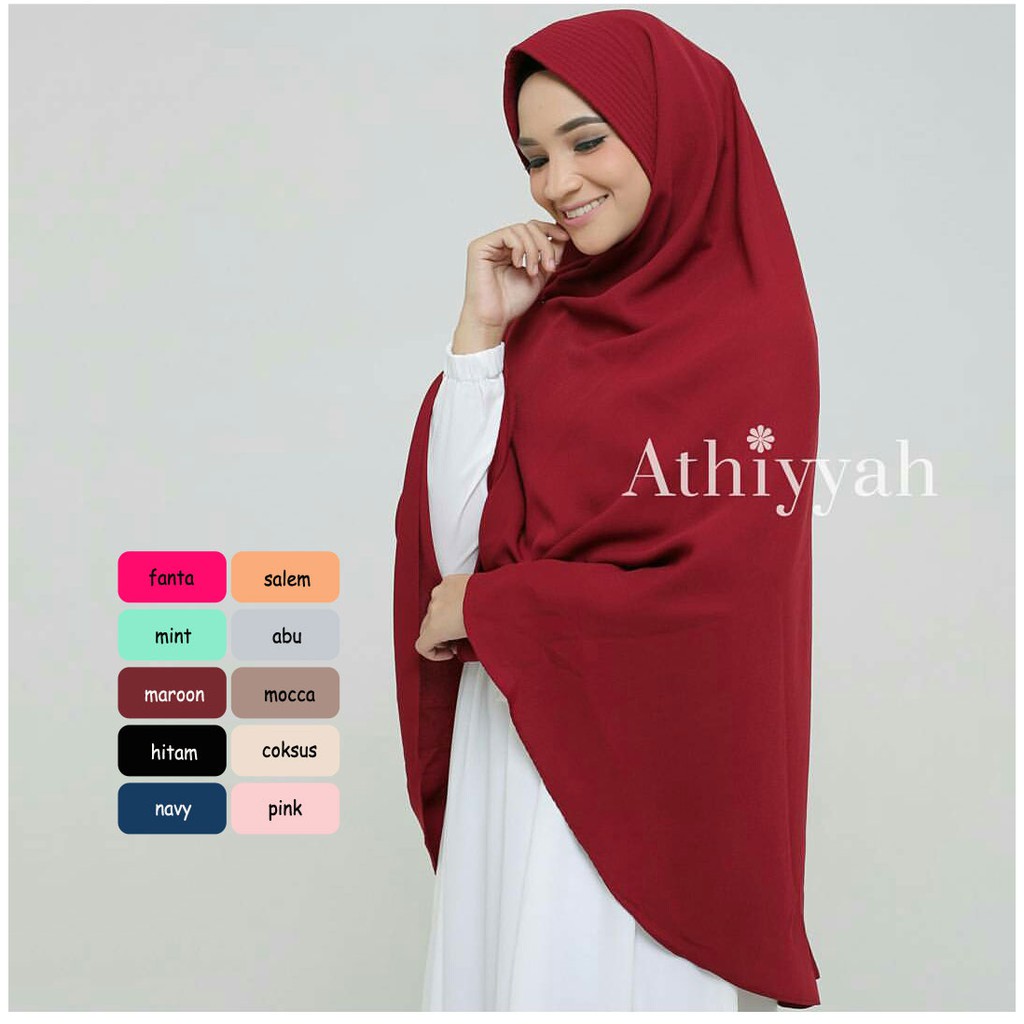 Attiyyah Syari Pet Antem Jumbo Khimar Hijab
