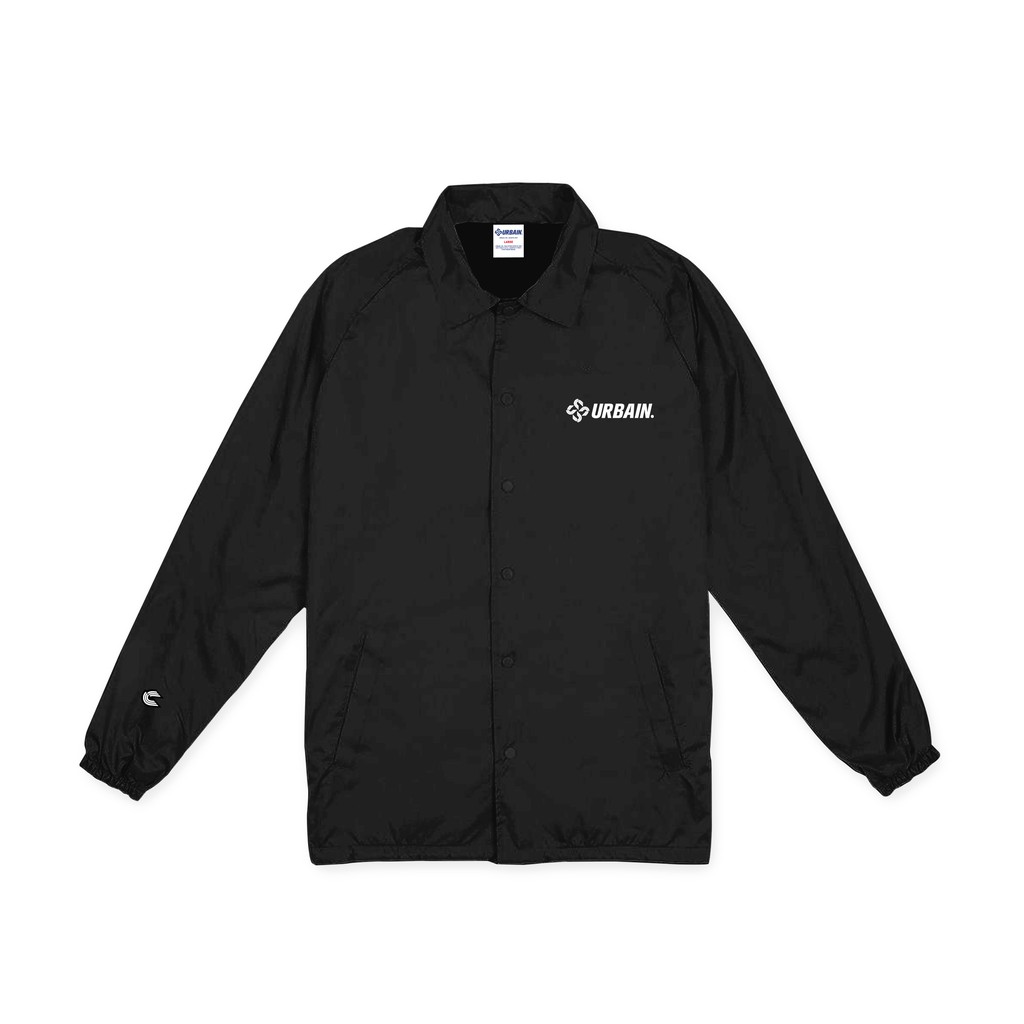 

Urbain Coach jacket - Jakarta is For Hustler - Black