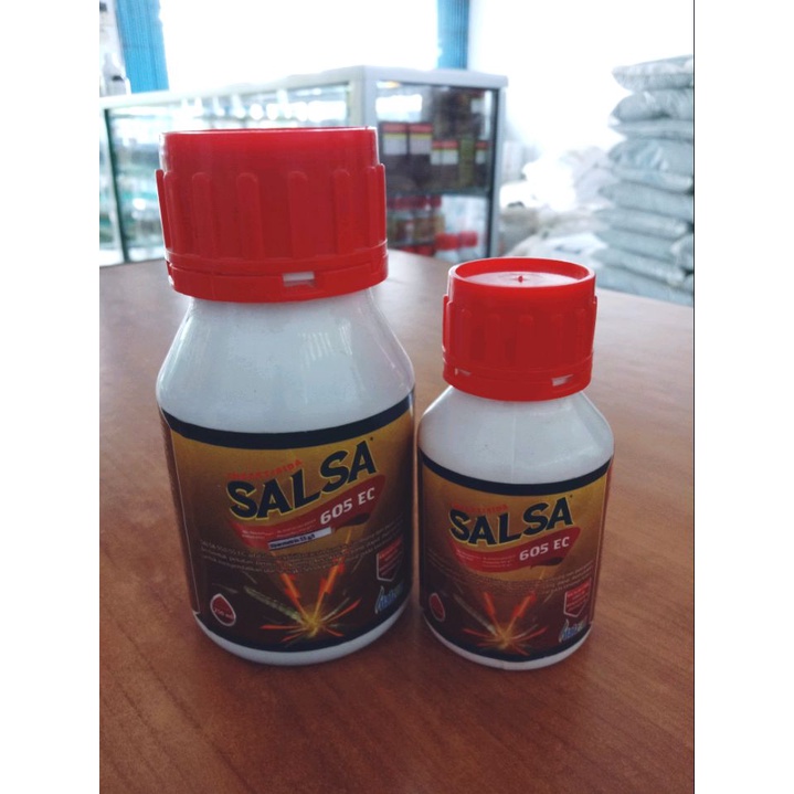pembasmi hama ulat SALSA 605 EC  isi 100 ml ..insektisida kontak
