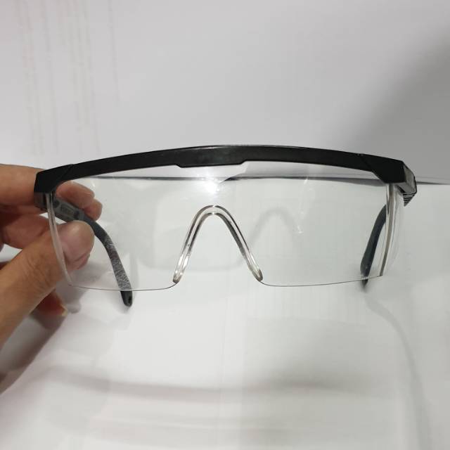 Kaca mata safety clear. Kaca mata gerinda bening