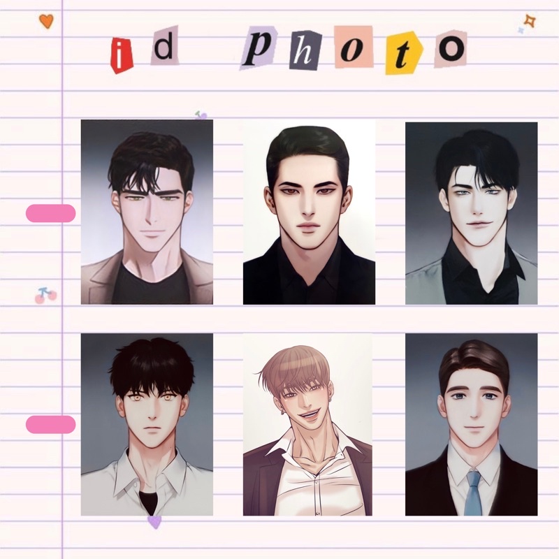 ID Photo Yaoi Manhwa Set (6pcs)