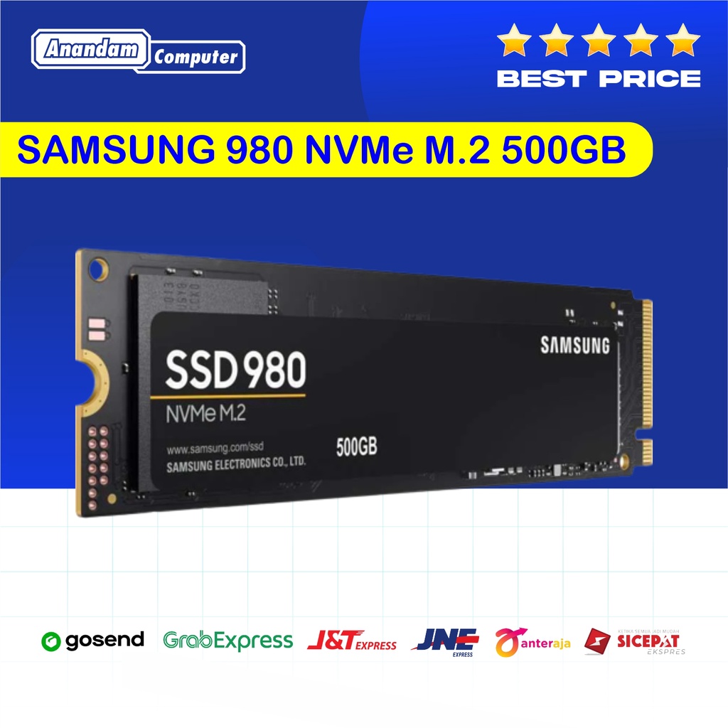 Samsung SSD 980 M.2 PCIe Gen3 x4 500GB SSD 500GB