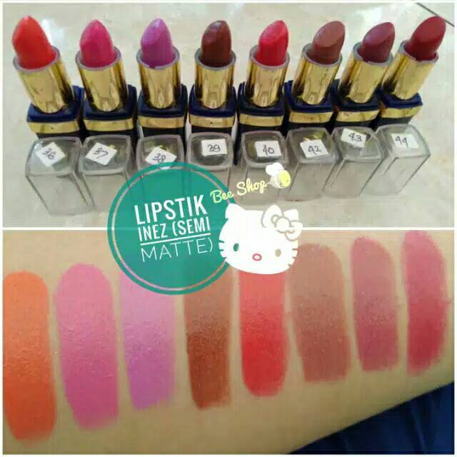 INEZ LIPSTIK (SEMI MATTE)