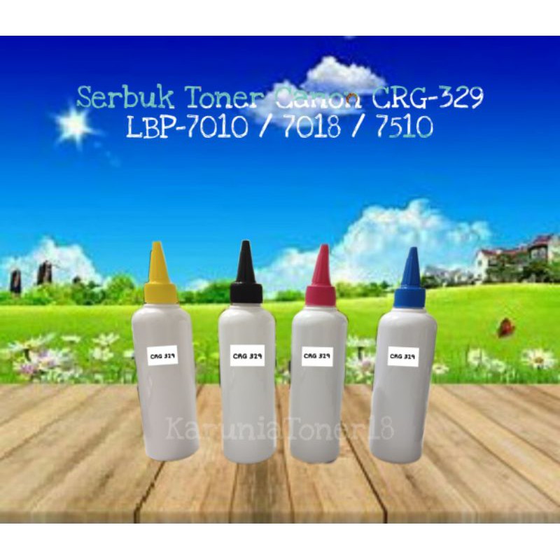 Serbuk Toner Canon CRG 329 LBP7010 LBP7018 LBP7510 LBP7010C LBP7018C LBP7510C
