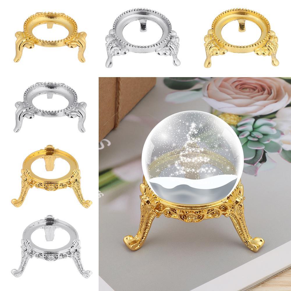 Wonder Crystal Ball Holder Hadiah Desktop Ornamen Properti Fotografi Alas Bola Kaca