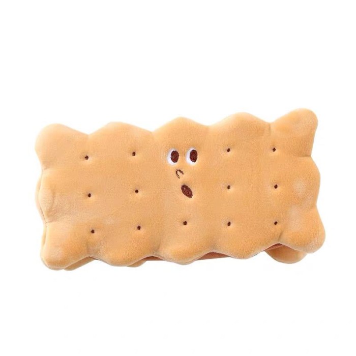 

Tempat pensil tempat make up plush biskuit sandwich