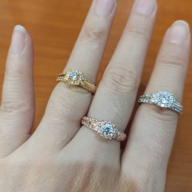 Cincin zircon wynn 9026