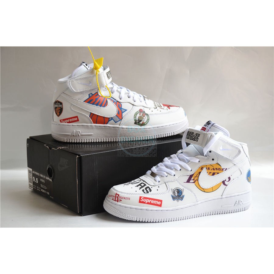 nba x supreme air force 1