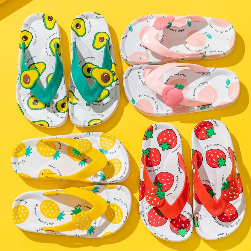 HappyOliver SANDAL JEPIT FRUTYJELY Sandal Japit Anak Perempuan Bahan Karet Model Lucu 0-5 Tahun Import