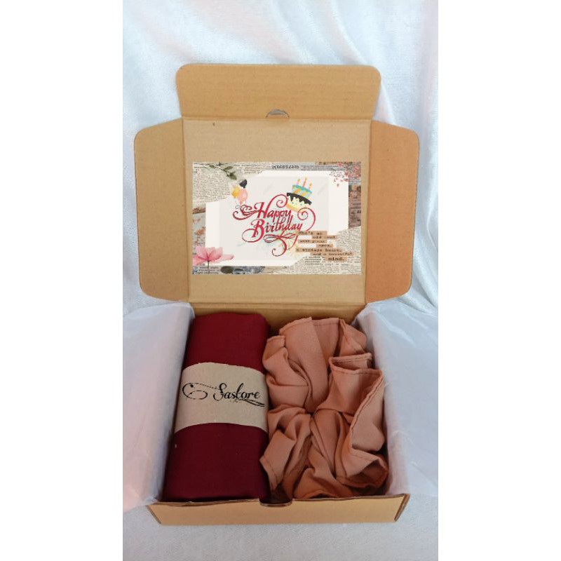 

HAMPERS HIJAB /GIFT BOX HIJAB/KADO ULTAH/ SOUVENIR