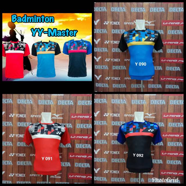 Kaos Badminton Baju Bulutangkis Yonex YY-Master Kualitas Lokal
