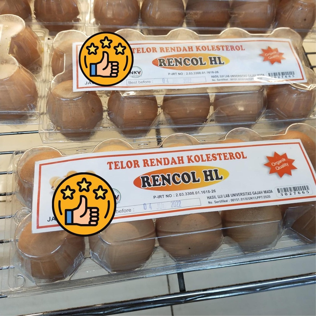 

[FRESH MARKET] Telor Rendah Kolesterol Telur Ayam Horen isi 10