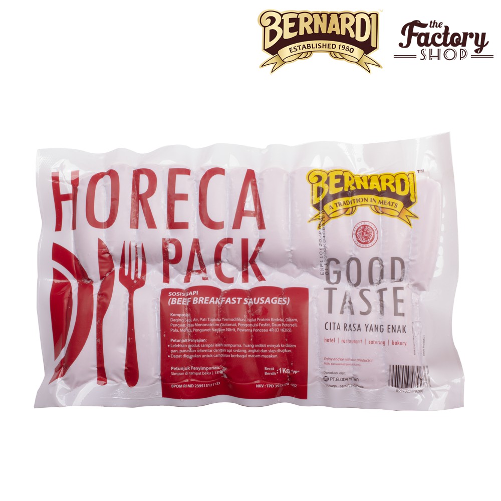 

Bernardi Horeca Pack Beef Breakfast Vp 1Kg