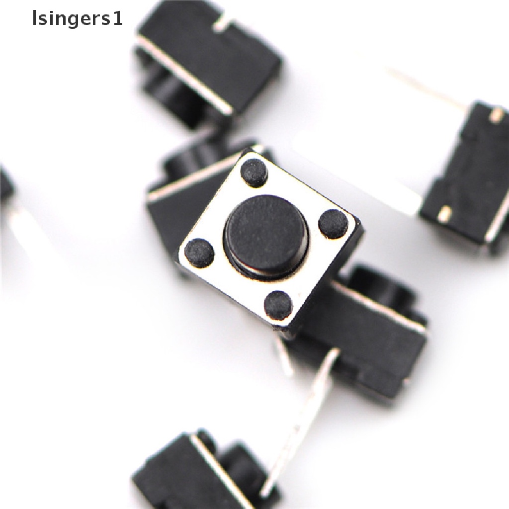 (lsingers1) 20pcs Saklar Tekan Tactile 2 Pin 6x6 X 5mm