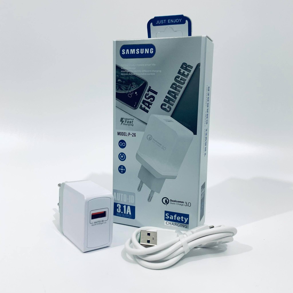 Charger P-26 Samsung Fast Charging QC 3. 0