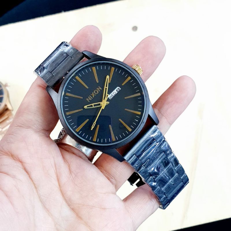 NIXON Jam Tangan Unisex Analog Stainless Steel Strap 42mm