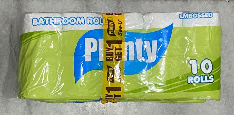 Plenty Bathroom Rolls Tissue Makro Mikro Flower [10 Roll/2 Ply] - Buy 1 Get 1