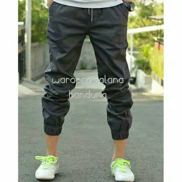 Celana Joger Jogger Pria Wanita Premium Outfit Jogger Pants Polos Panjang Katun Ngaret Dewasa