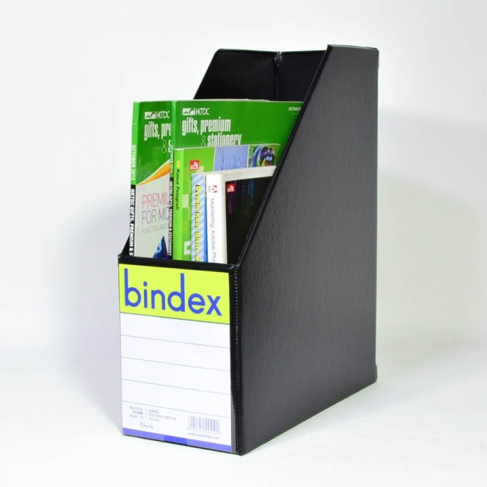 

File-Box- Bindex Box Magazine File Jumbo 1034B - Hitam -Box-File.