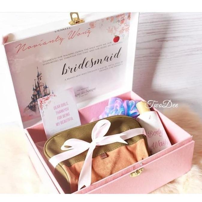 

HAMPERS BOX BRIDESMAID KADO SOUVENIR ANGPAO PENGAPIT WEDDING BESTMAN SCS543D3