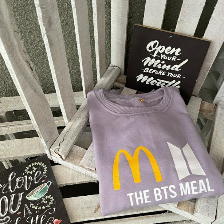 HOODIE BTS/HOODIE MCD BTS MEAL