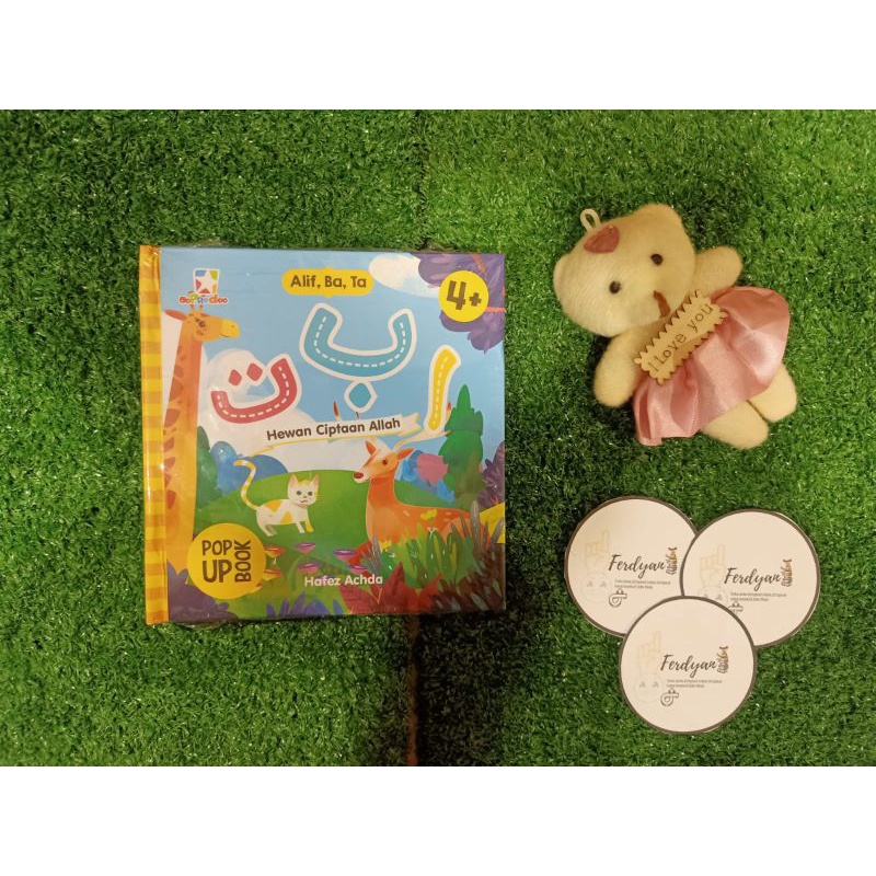 Opredo Pop Up Book Alif, Ba, Ta: Hewan Ciptaan Allah Hafez achda Buku anak Buku Aktivitas Anak