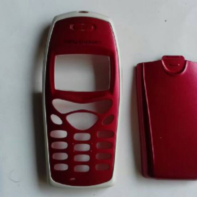 Casing sony ericsson t200 merah tanpa keypad dan tulang
