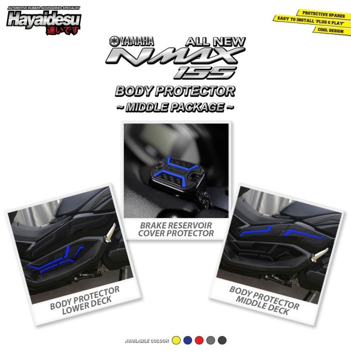 VR27 Hayaidesu All New Nmax 2020 PAKET HEMAT Middle Package Body Protector