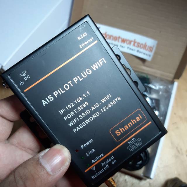 IMO Standard AIS Pilot WIFI Plug (AMP) support SEAiq Pilot iNavX iSailor on iPad AisPilot on Android (GARANSI 6 BULAN)