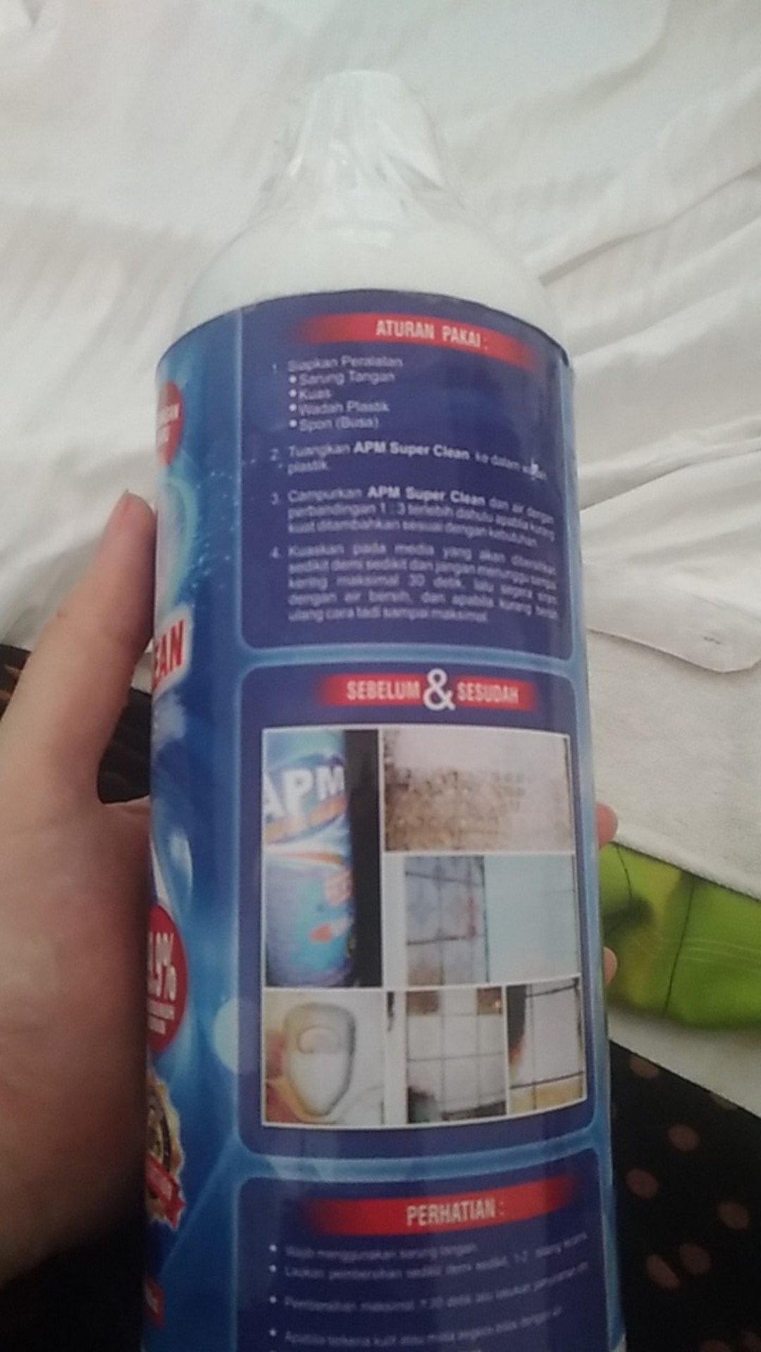 Apm Super Clean 1 Liter Bonus Kuas
