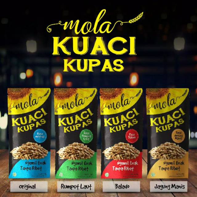 

Kuaci kupas Mola biji bunga matahari 50 gr