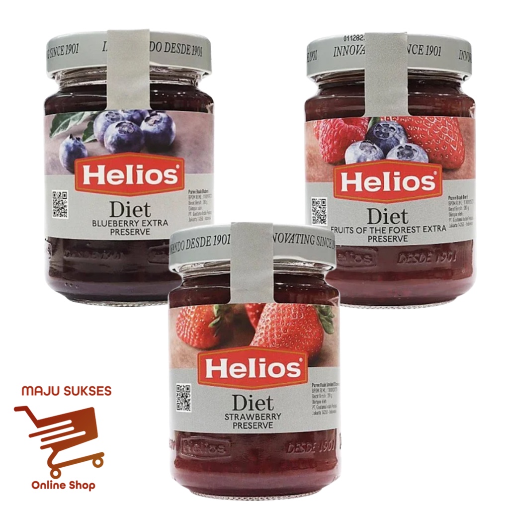 

HELIOS Diet Preserve Selai Buah 280g