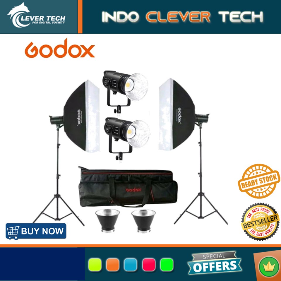 Paket Studio Godox SL-150 II