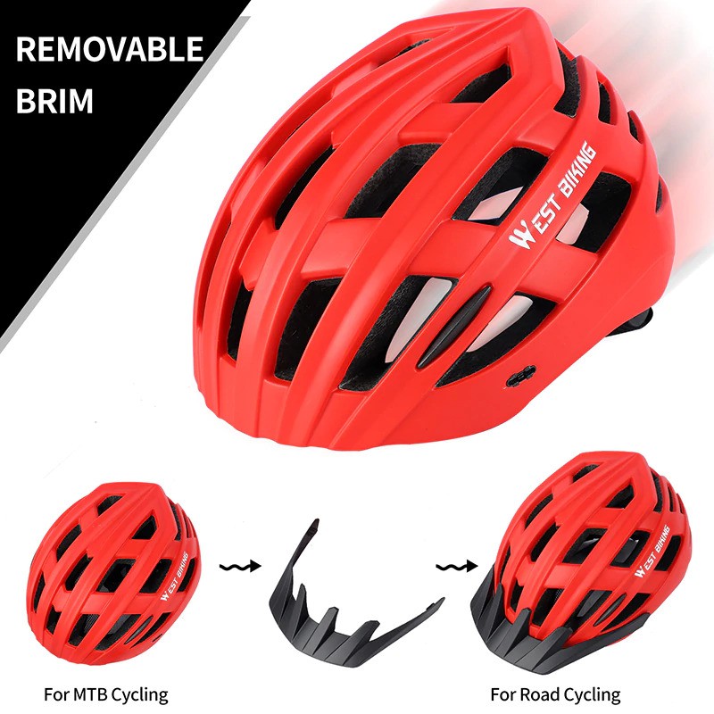 YGRETTE - WEST BIKING Helm Sepeda Cycling Bike Helmet mtb seli