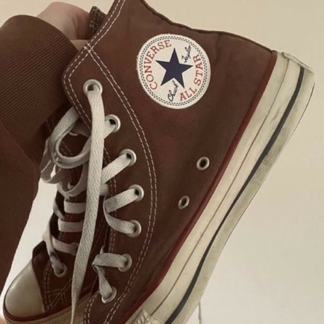 chocolate brown chucks