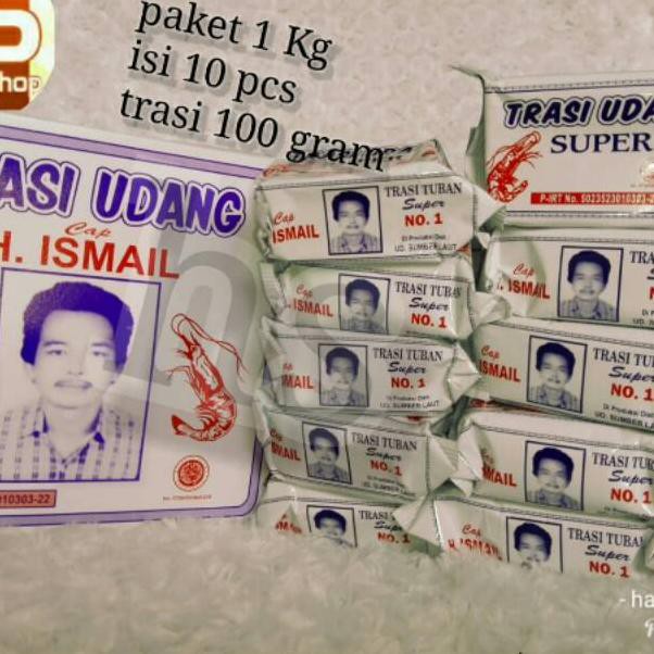 

Spektakuler Terasi Udang Tuban H.Ismail 1 Kg Isi 10 pcs Terasi !!