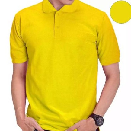 Kaos polos -  Kaos polo shirt pria lengan pendek | kaos kerah pria | kaos seragam polos | Harga grosir size m