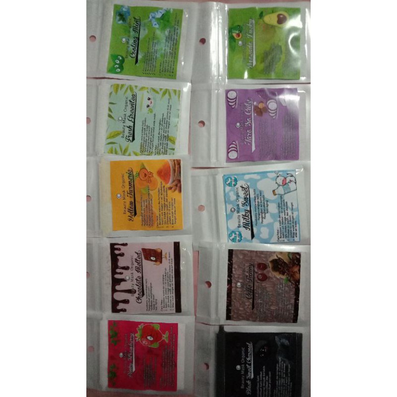 Grosir Masker Organik 5gram