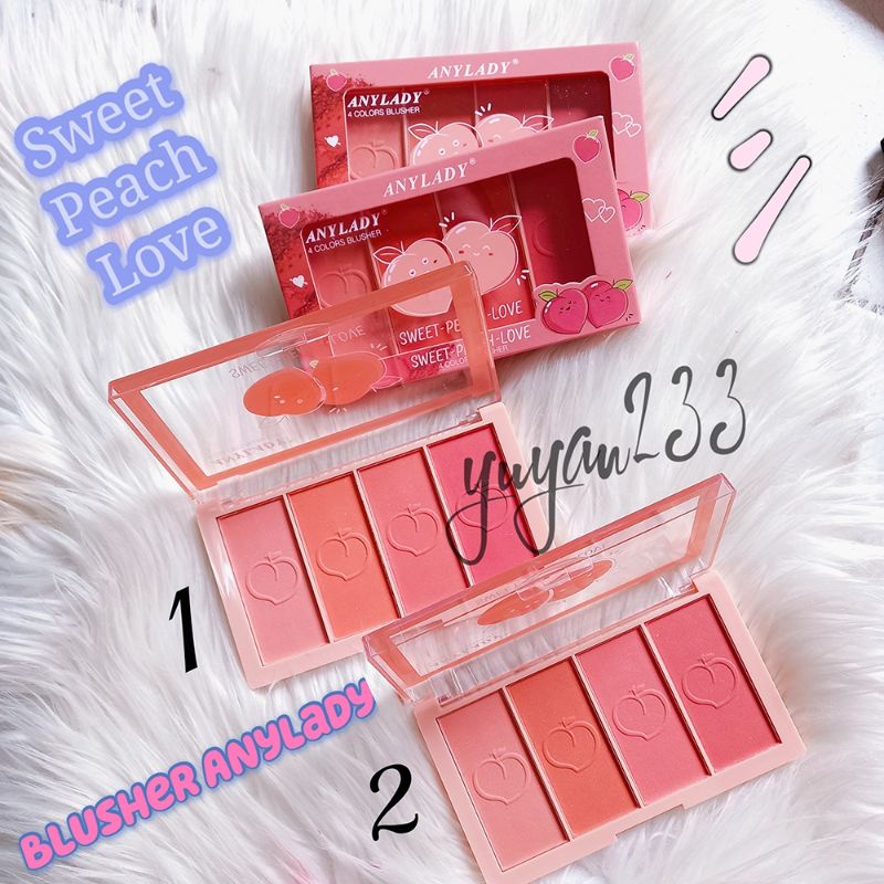 PROMO ECER!!!BLUSHER SWEET PEACH ANYLADY 772/775/775B