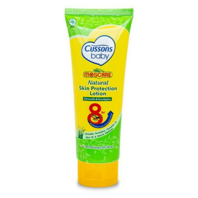 Cussons Baby Moscare Skin Protection Lotion 8 Jam 100gr | 50gr MOSCARE SKIN PROTECTION LOTION 8 HOURS