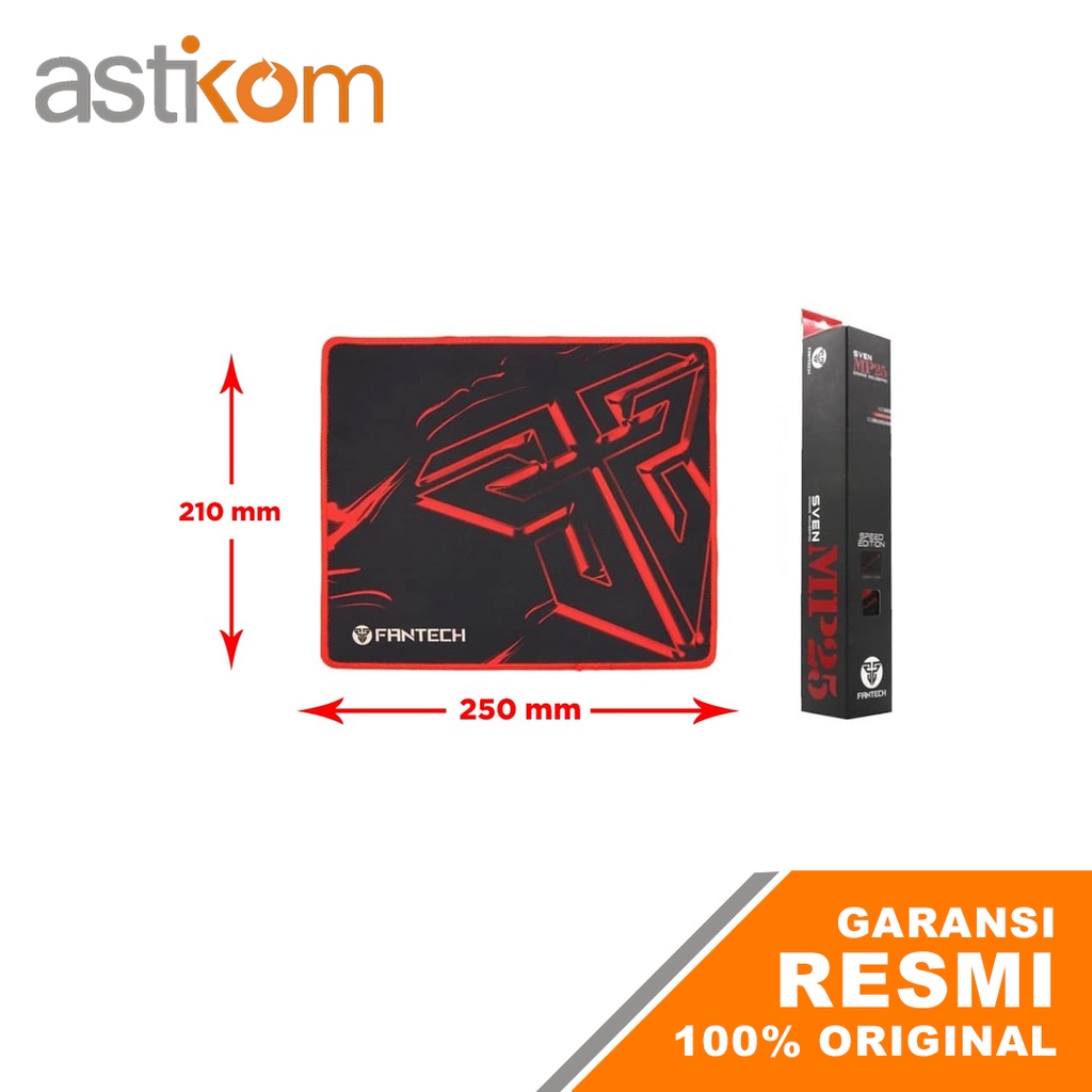 Mousepad Gaming Fantech MP25 250mm x 210mm x 2 mm | By Astikom